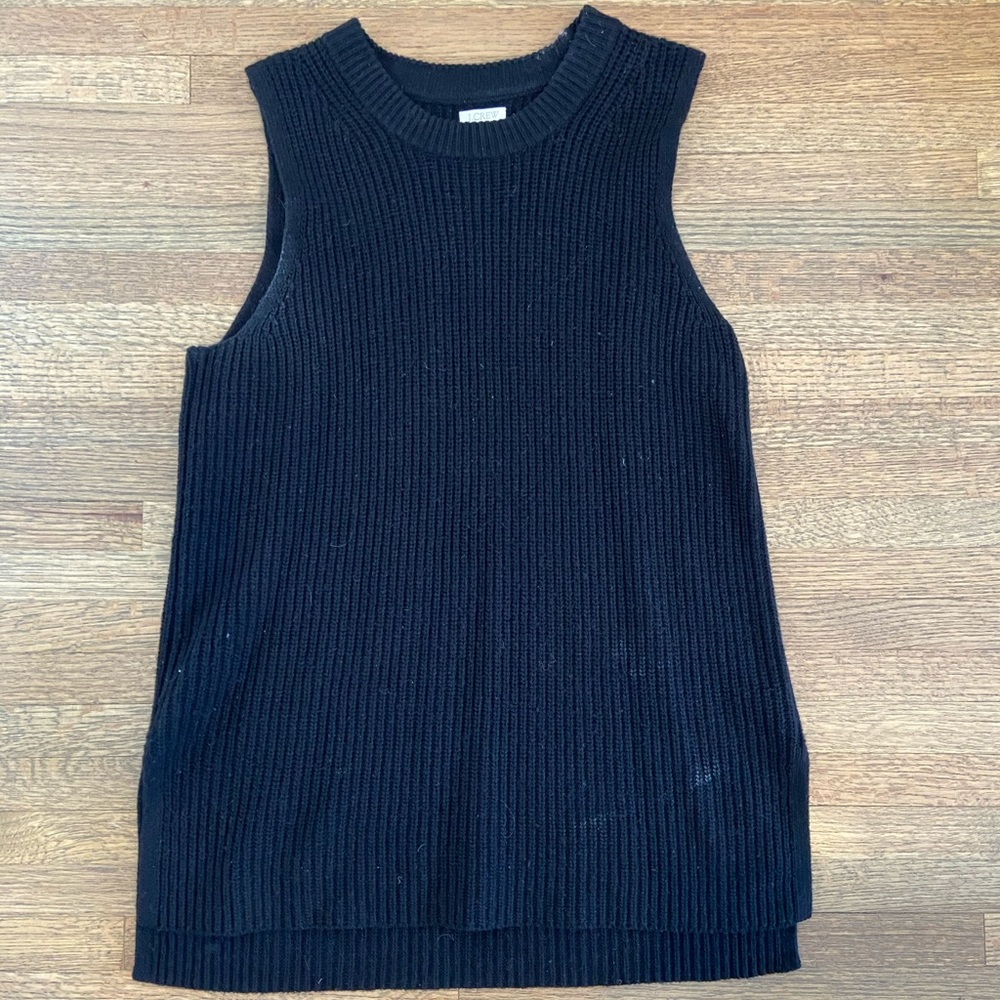 J.Crew black sweater tank